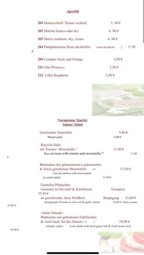 Hotel-Restaurant Poststuben меню