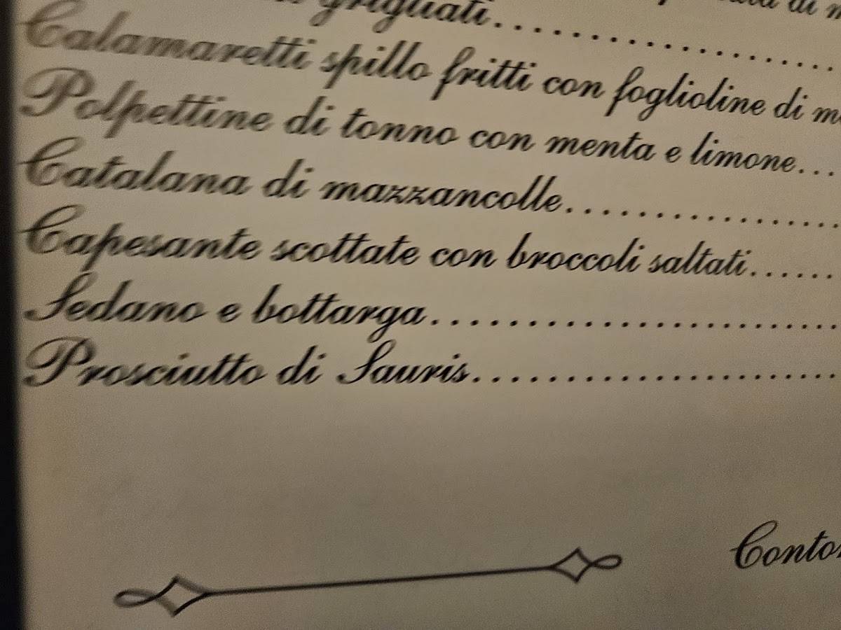 Il Localino меню