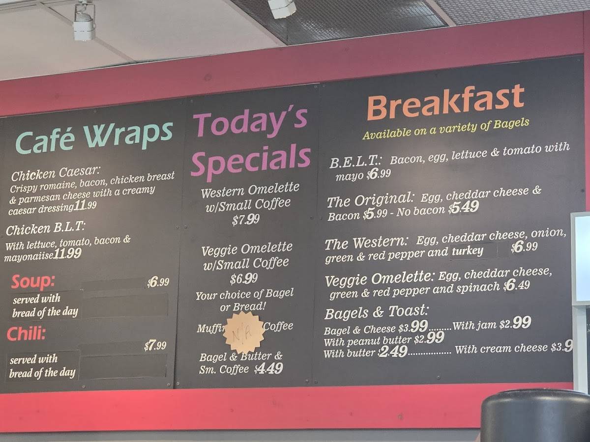 Java Joe's меню