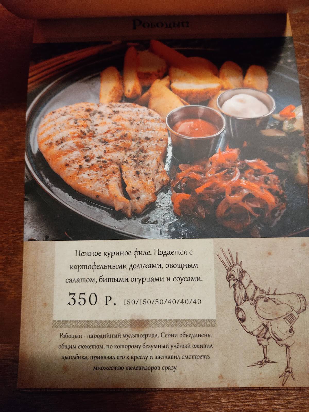 Кузня меню