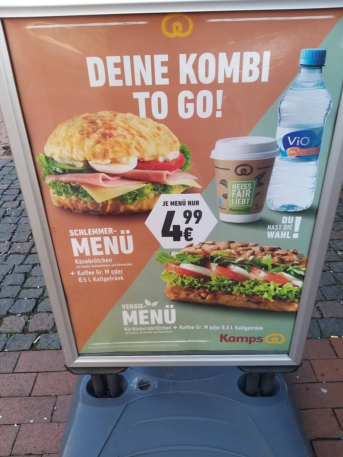 Kamps Bäckerei меню