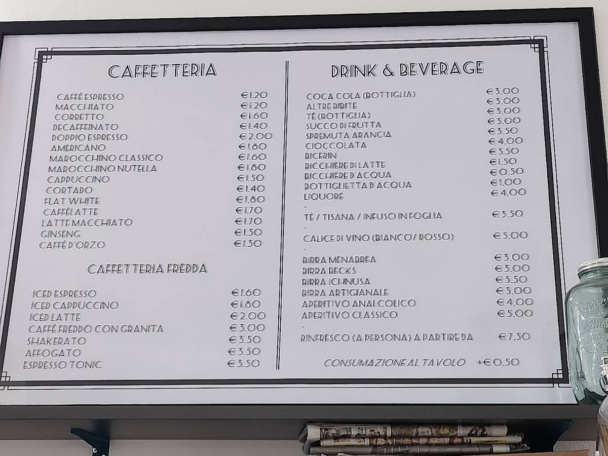Kroxidia Caffé меню