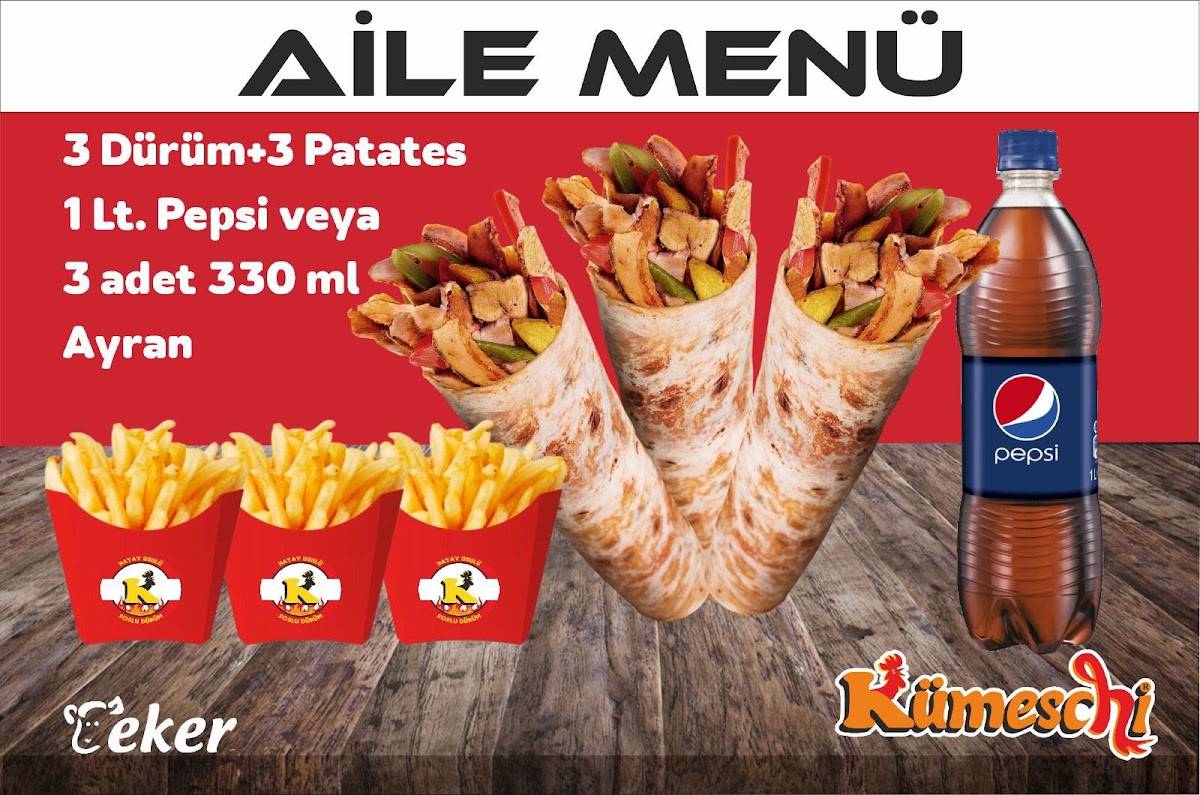 Kümeschi Rize меню