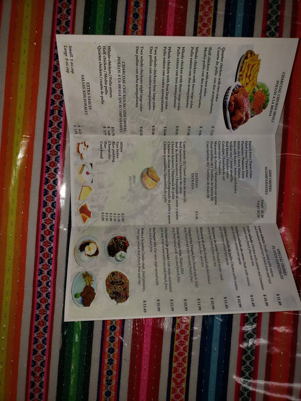 Las Cusqueñitas Peruvian Chicken меню