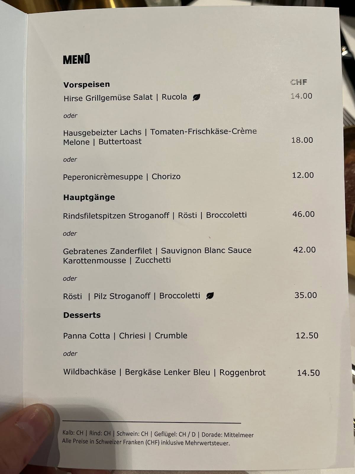 Legends Club меню