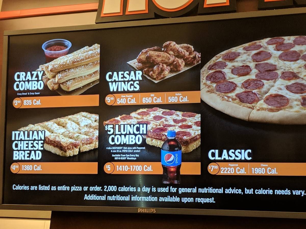 Little Caesars Pizza меню