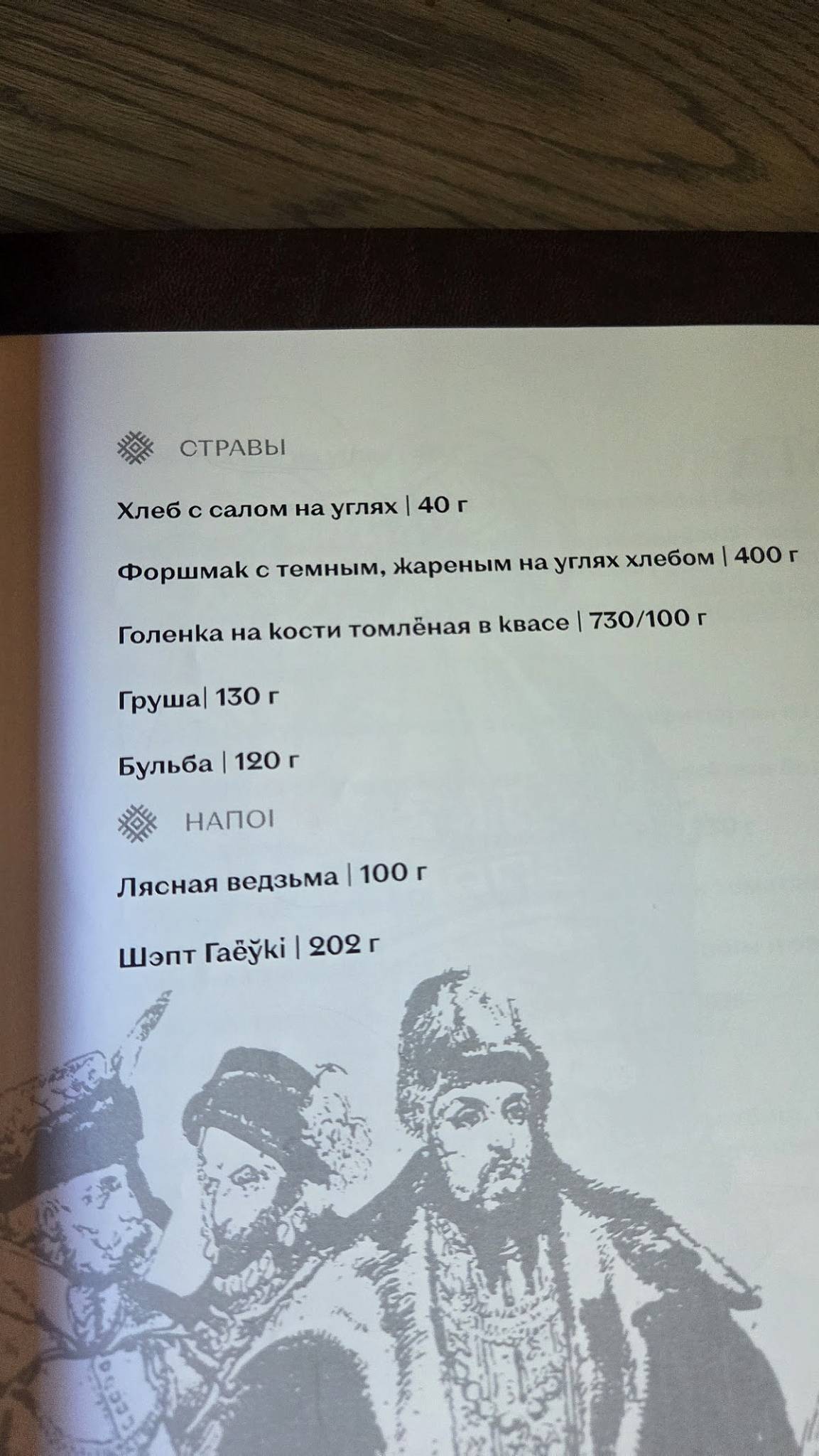Литвины меню