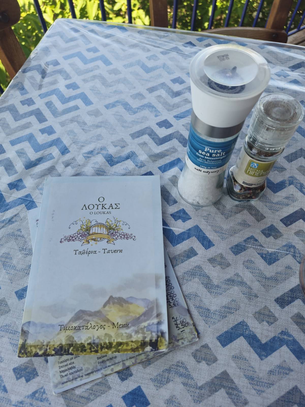 Loukas Taverna меню