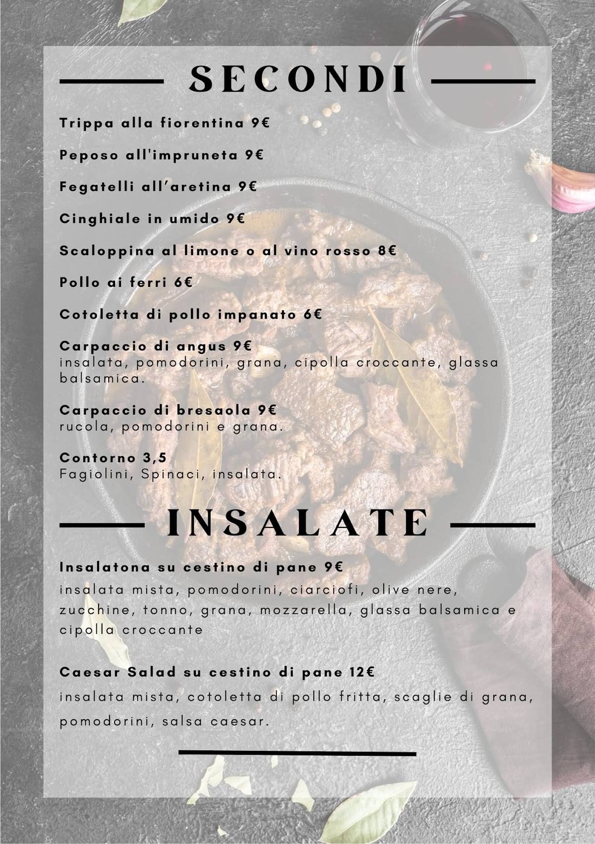 MECO Ristorante Pizzeria Bar меню