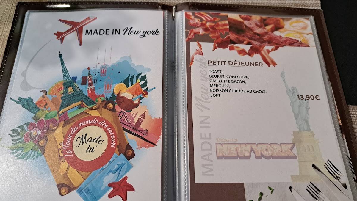 Made In меню