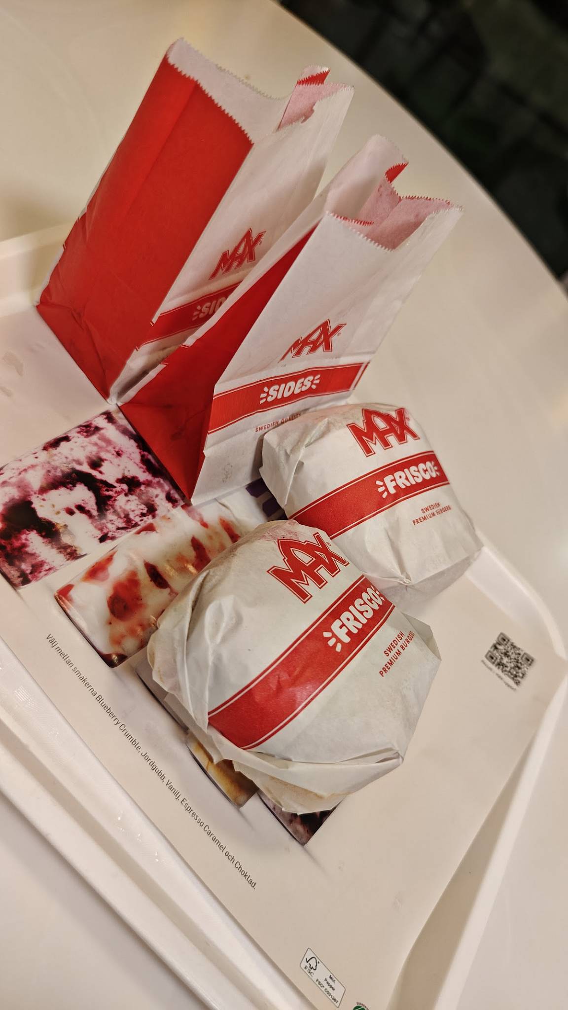 Max Burgers меню
