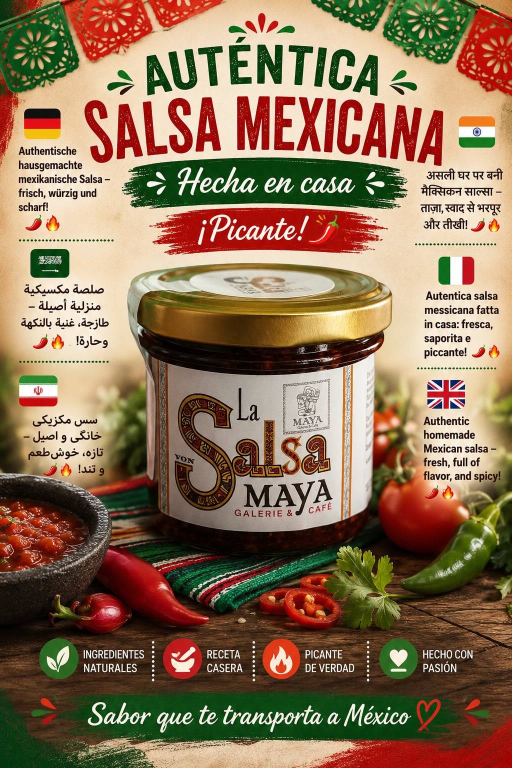 Maya Galerie & Café меню