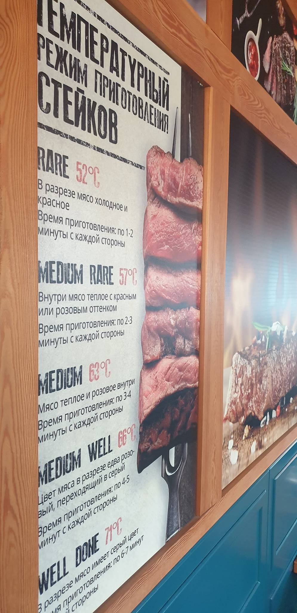 Мясо и вино меню
