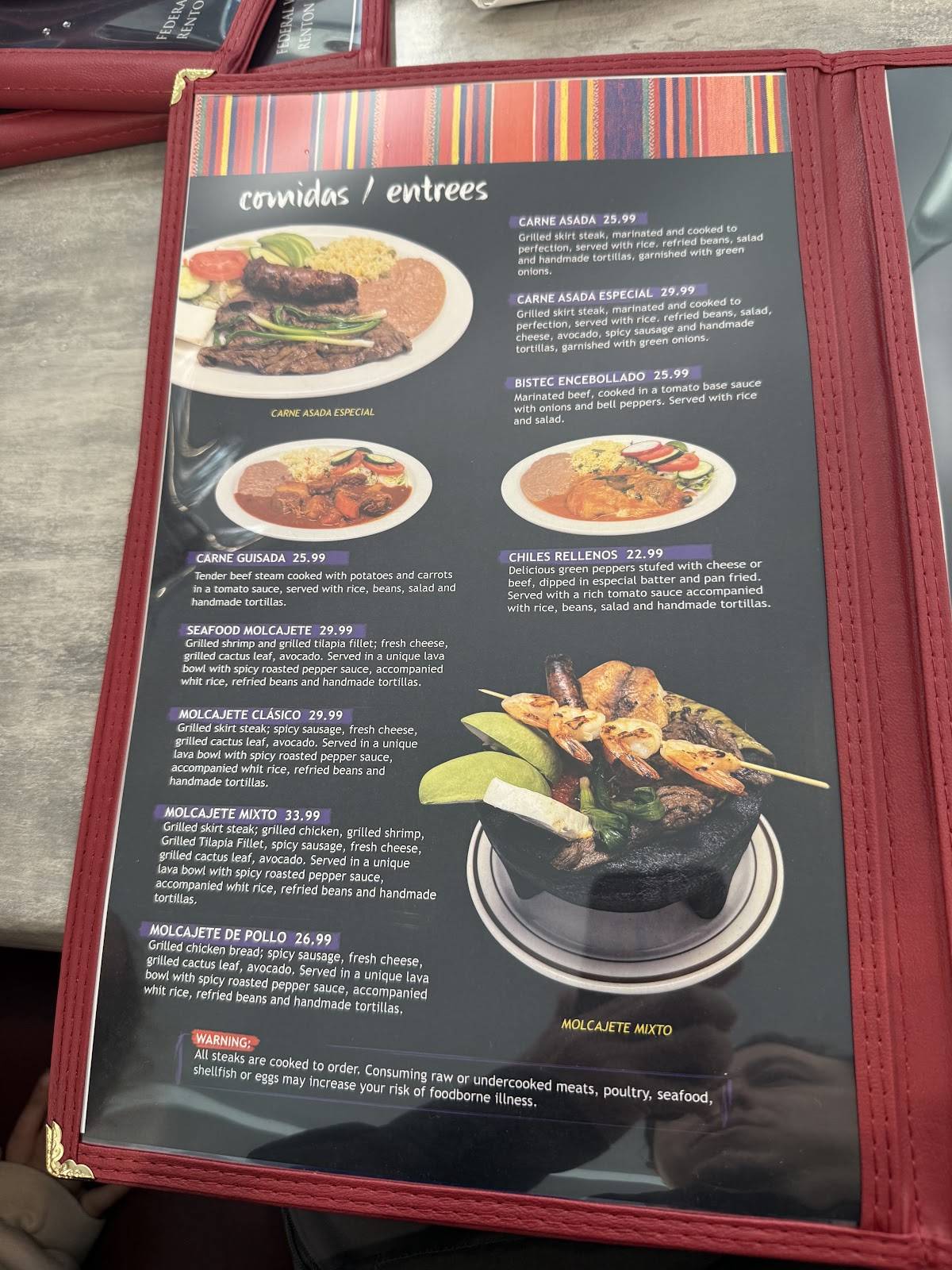 Mi Chalateca меню