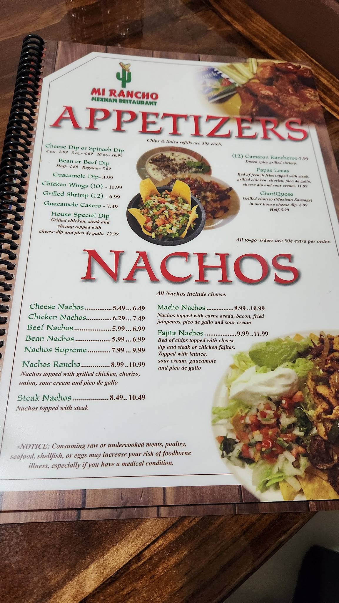 Mi Rancho 124 Dominion Dr меню