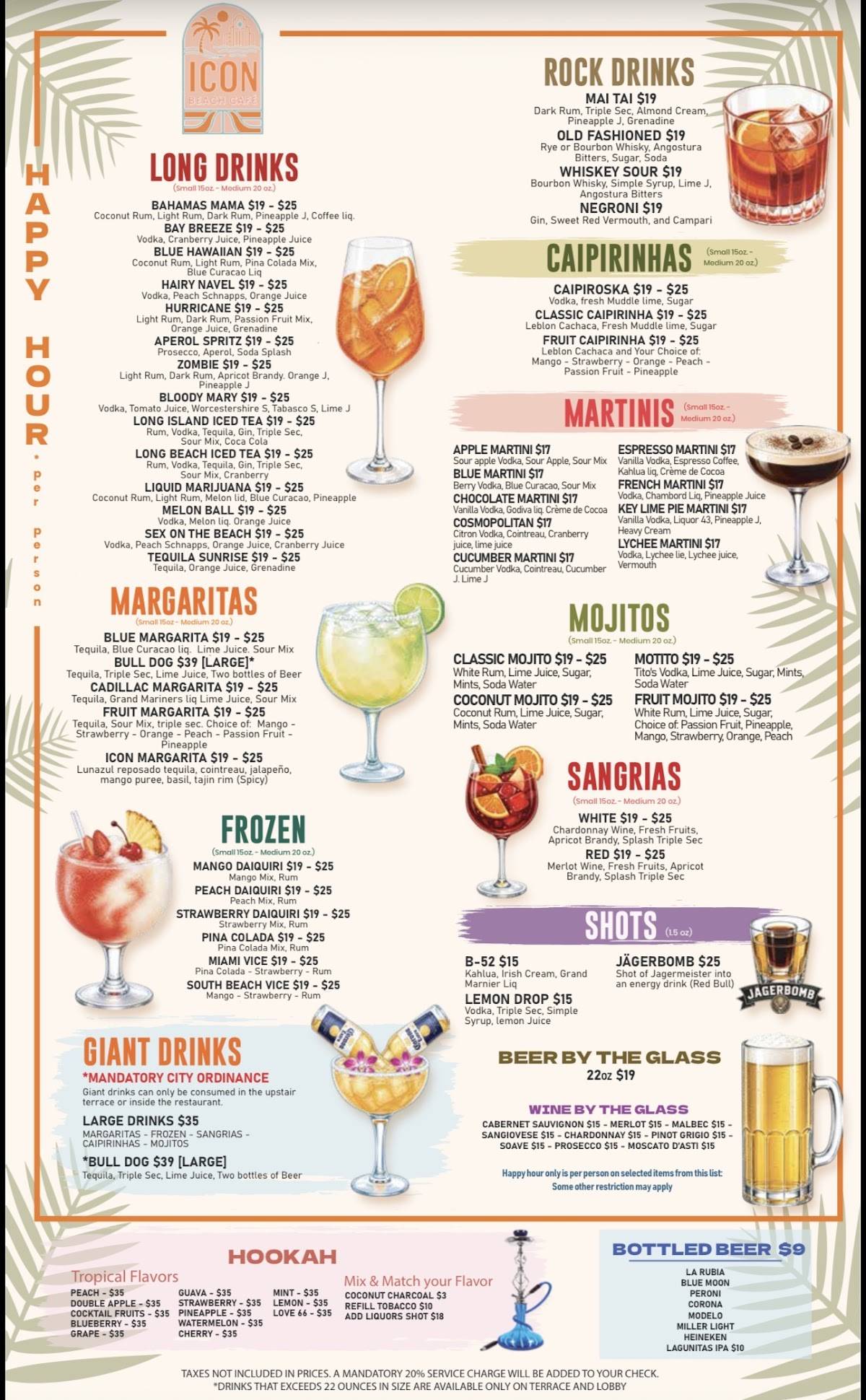Icon Beach Cafe меню