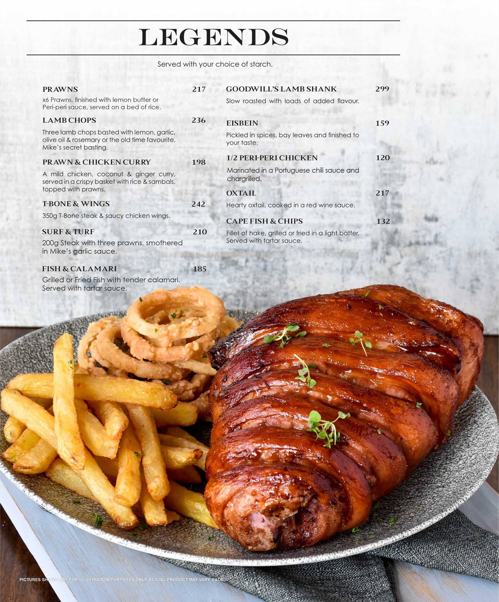 Mike's Kitchen Rustenburg меню