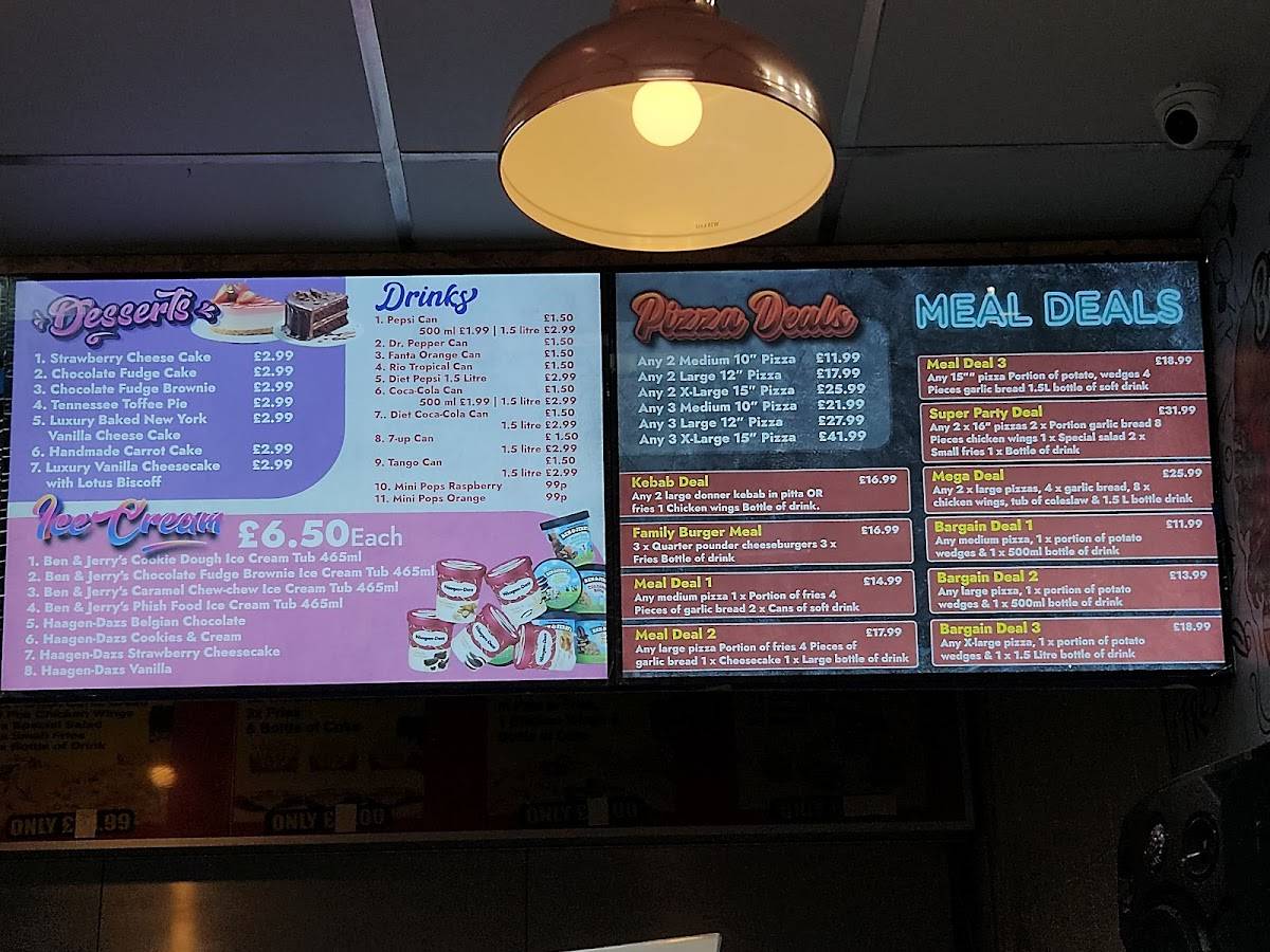 Milano Pizza & Grills Ltd меню