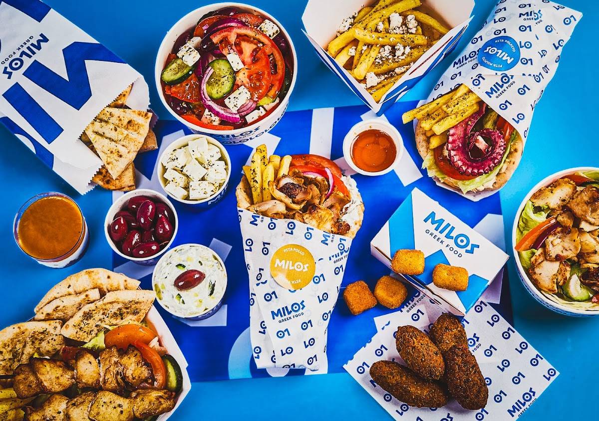 Milos Greek Food - Regina Margherita меню