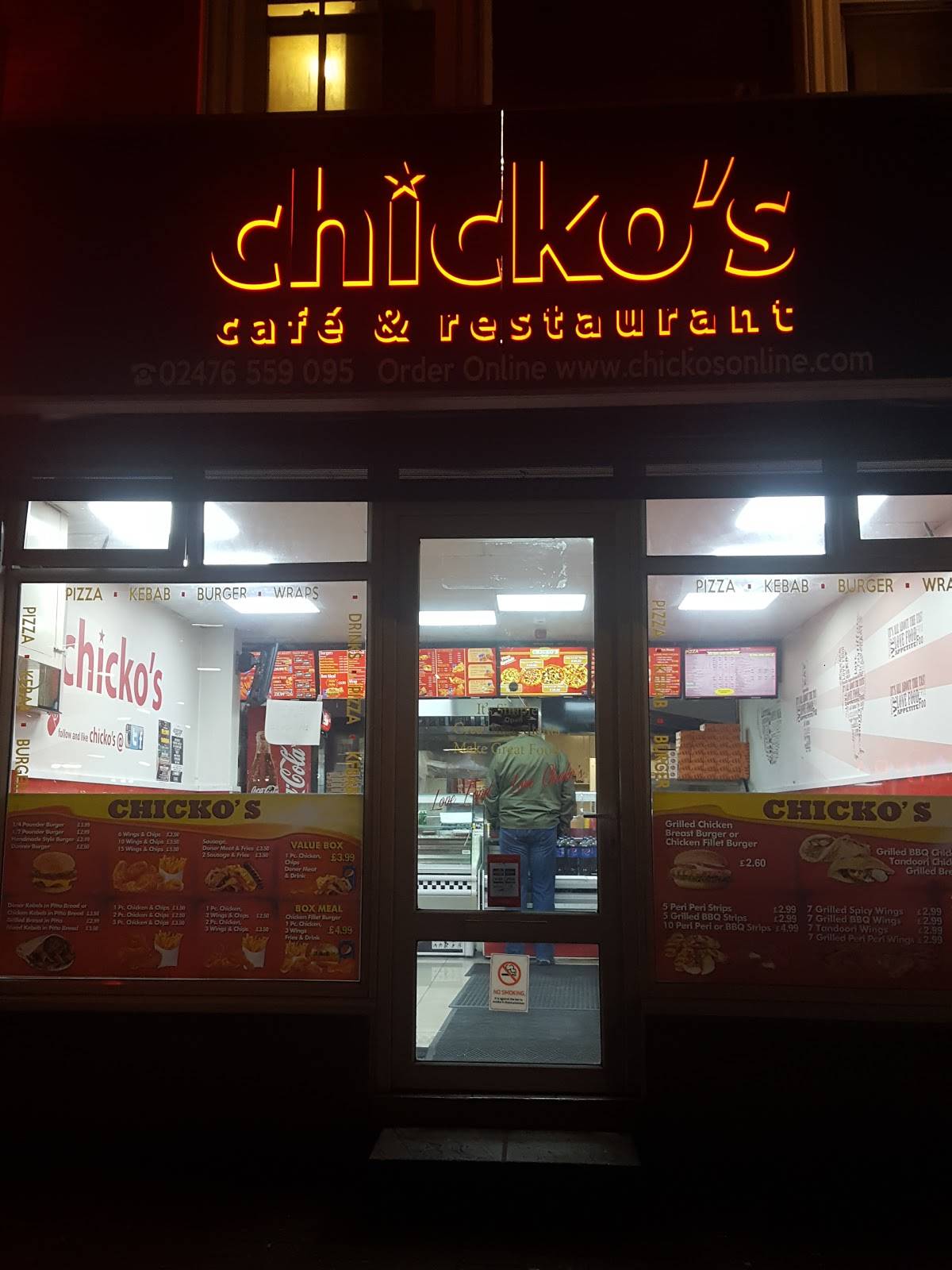 New Chickos меню