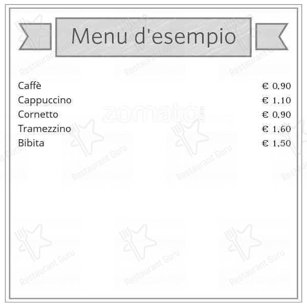 Nice Bar меню