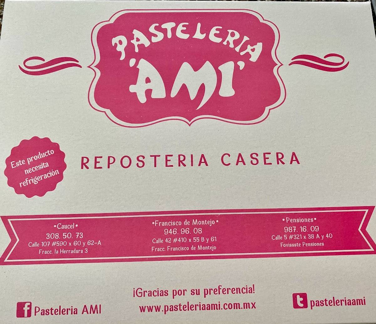 PASTELERÍA 'AMI' меню