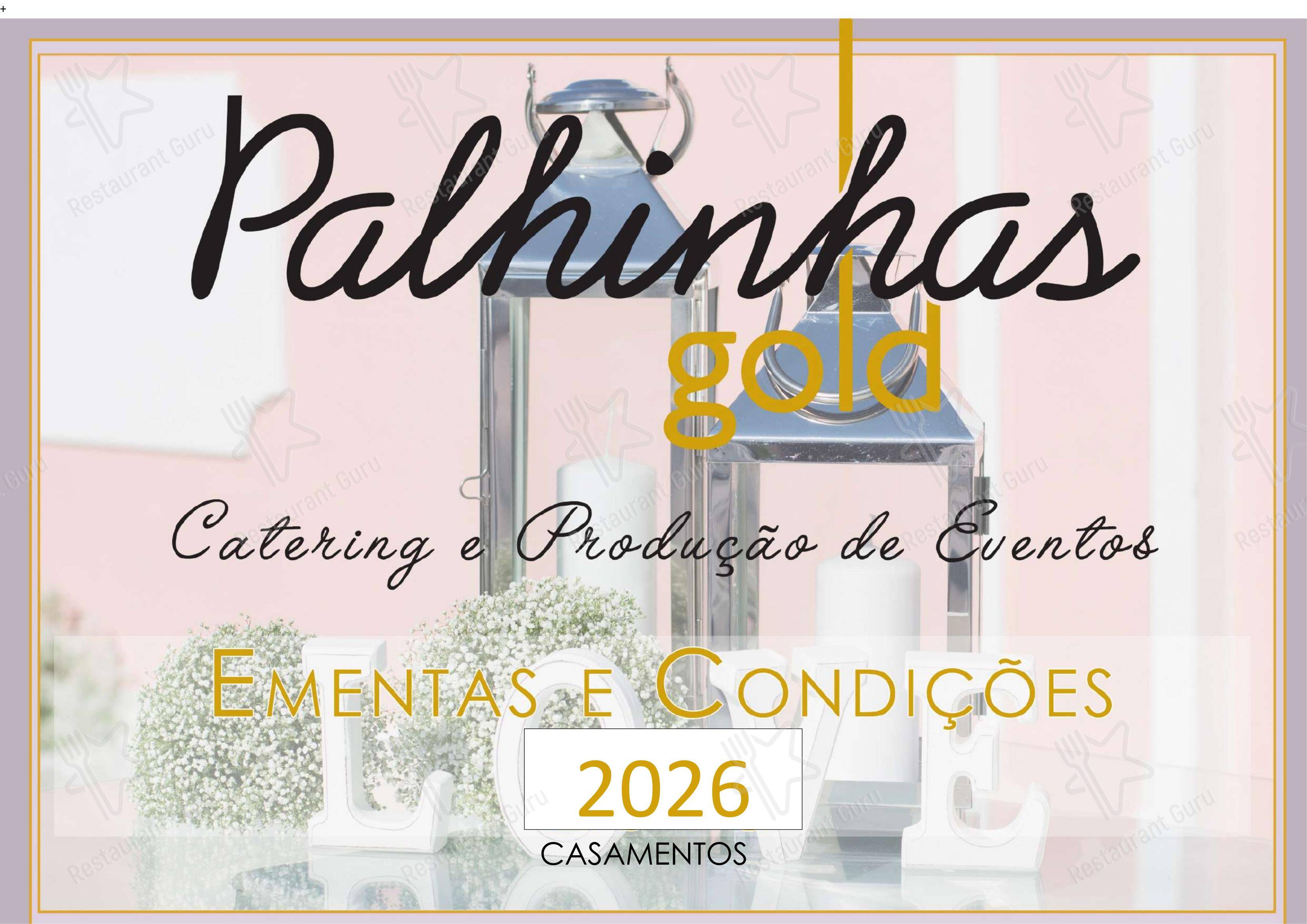 Boronia Catering Menu Pack ресторана Palhinhas Gold