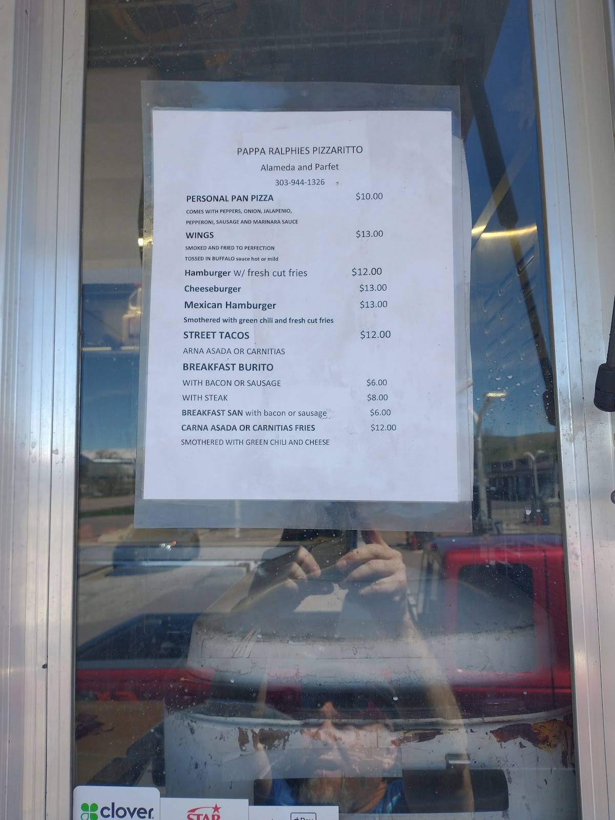 Pappa Ralphies Food Truck меню