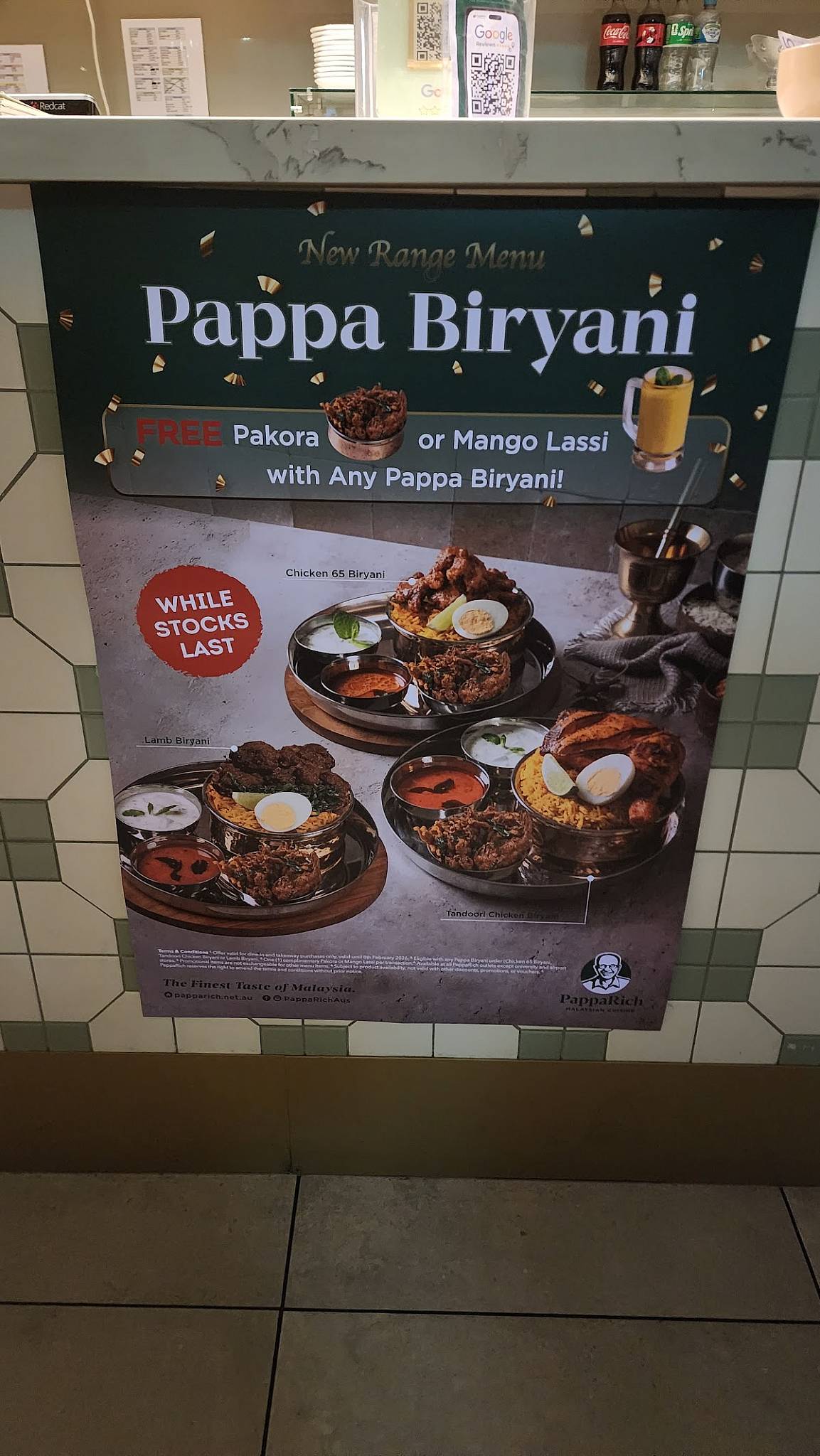PappaRich Point Cook меню