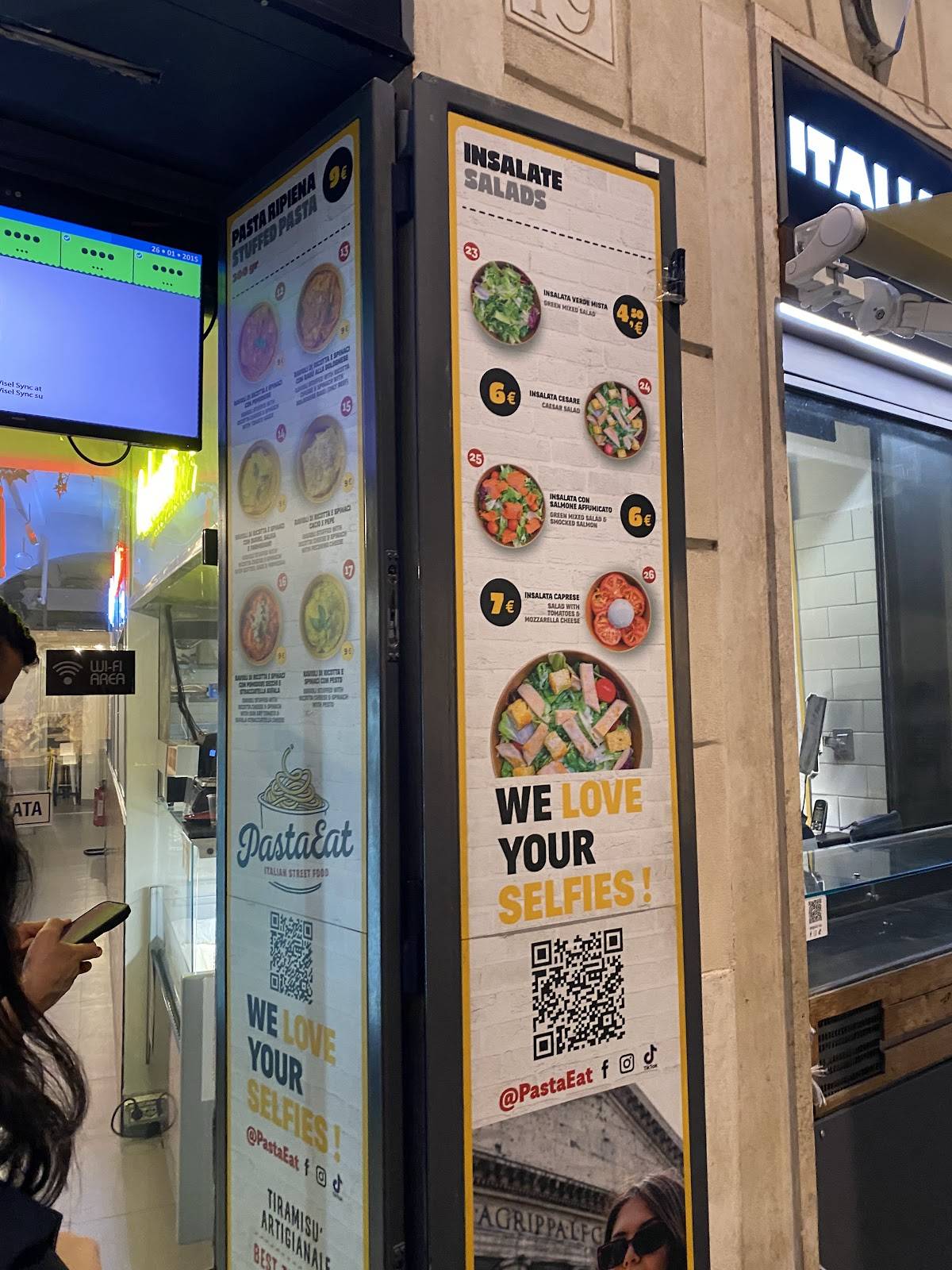 Pastaeat viale Ippocrate меню