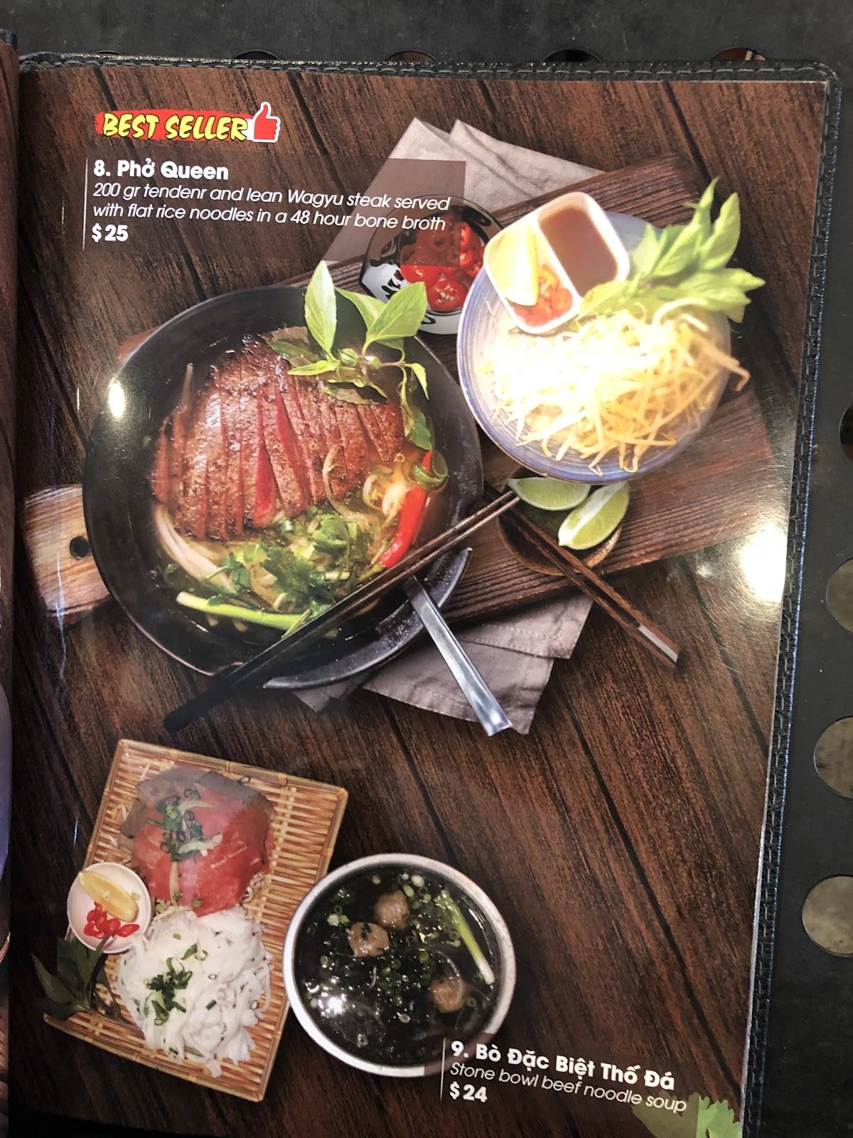 Phở Queen меню