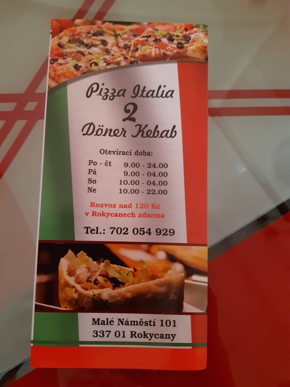 Pizza Italia & Doner Kebab Rokycany меню