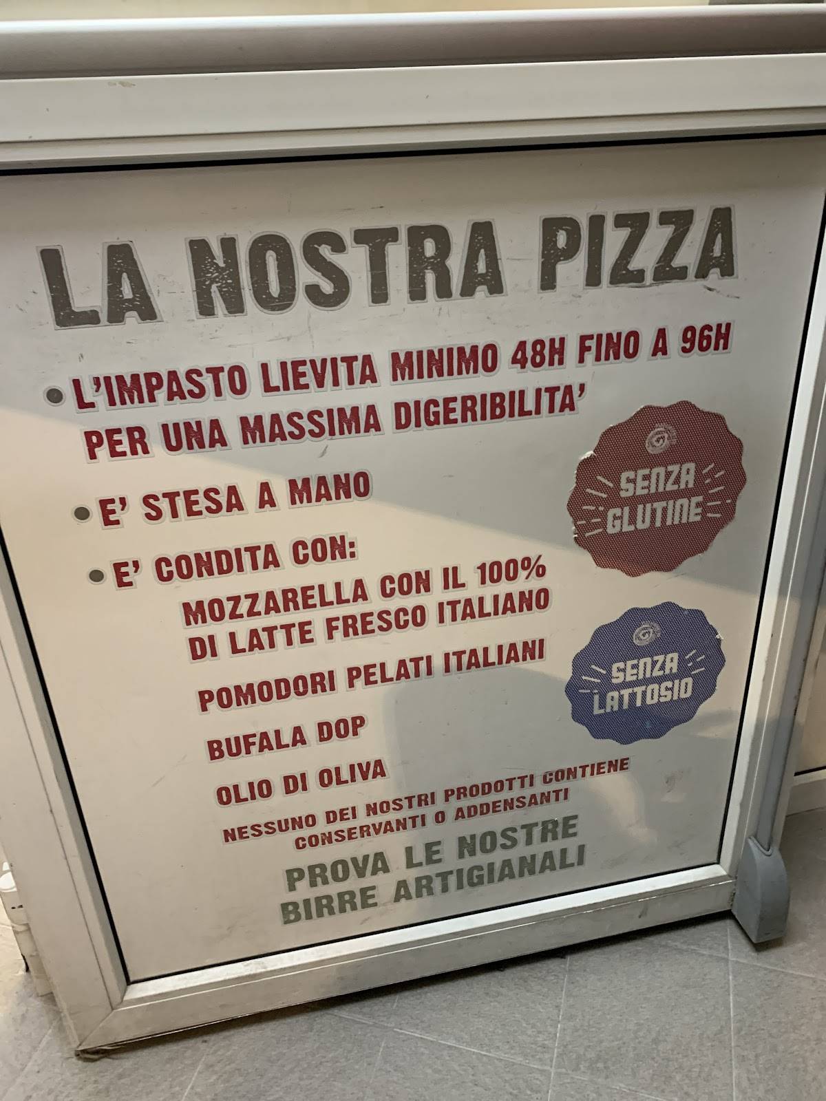 Pizza in Centro меню