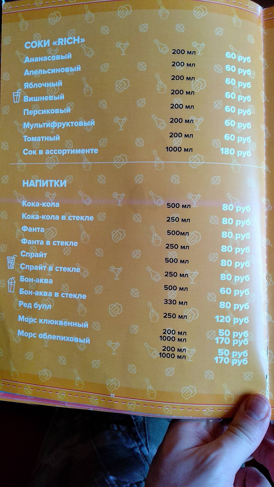 Пиццамен меню