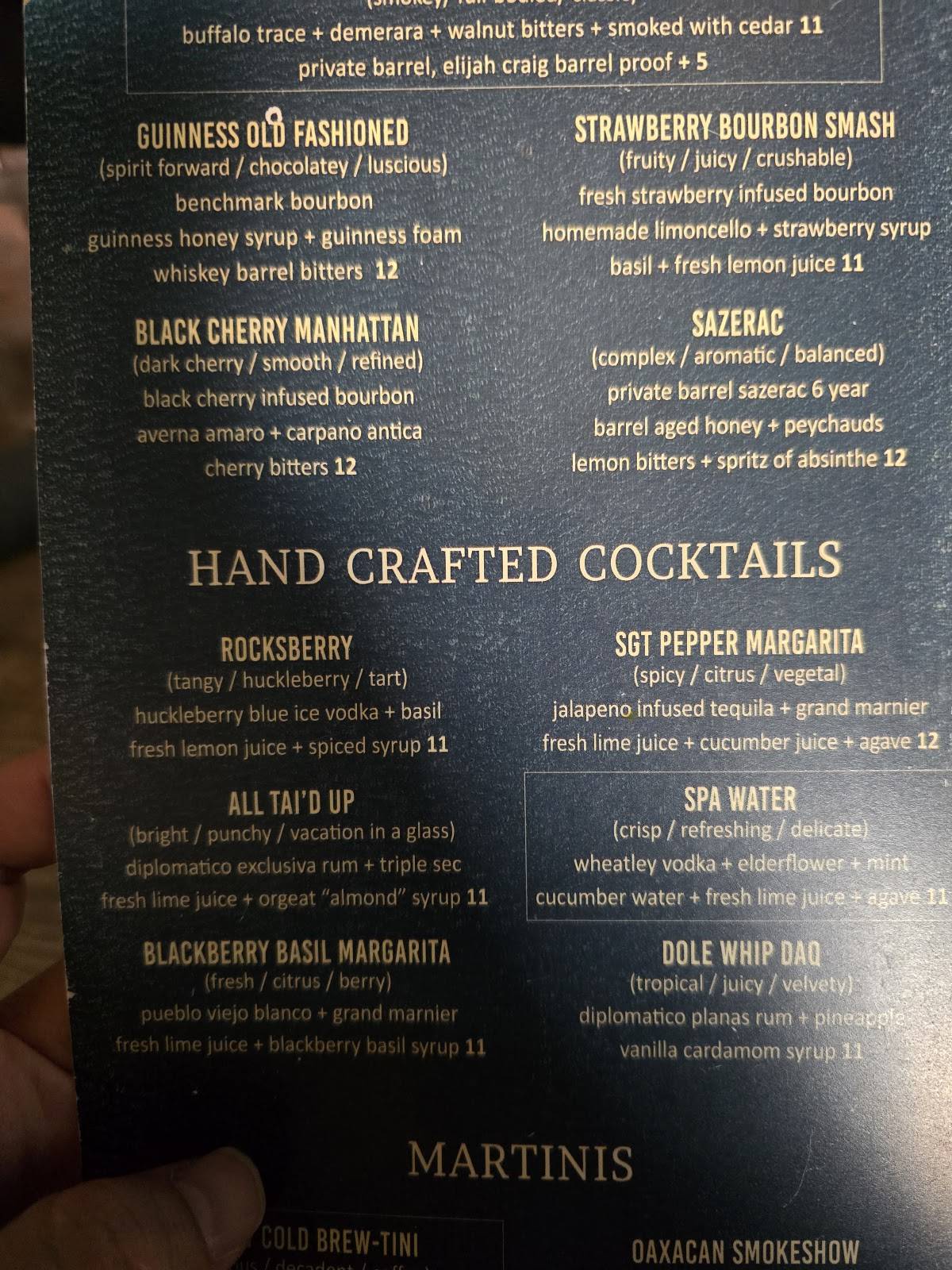 Craft Street Kitchen меню