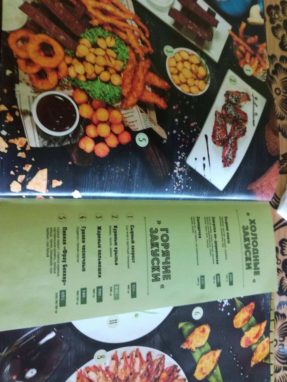 Pizz'n'Roll меню