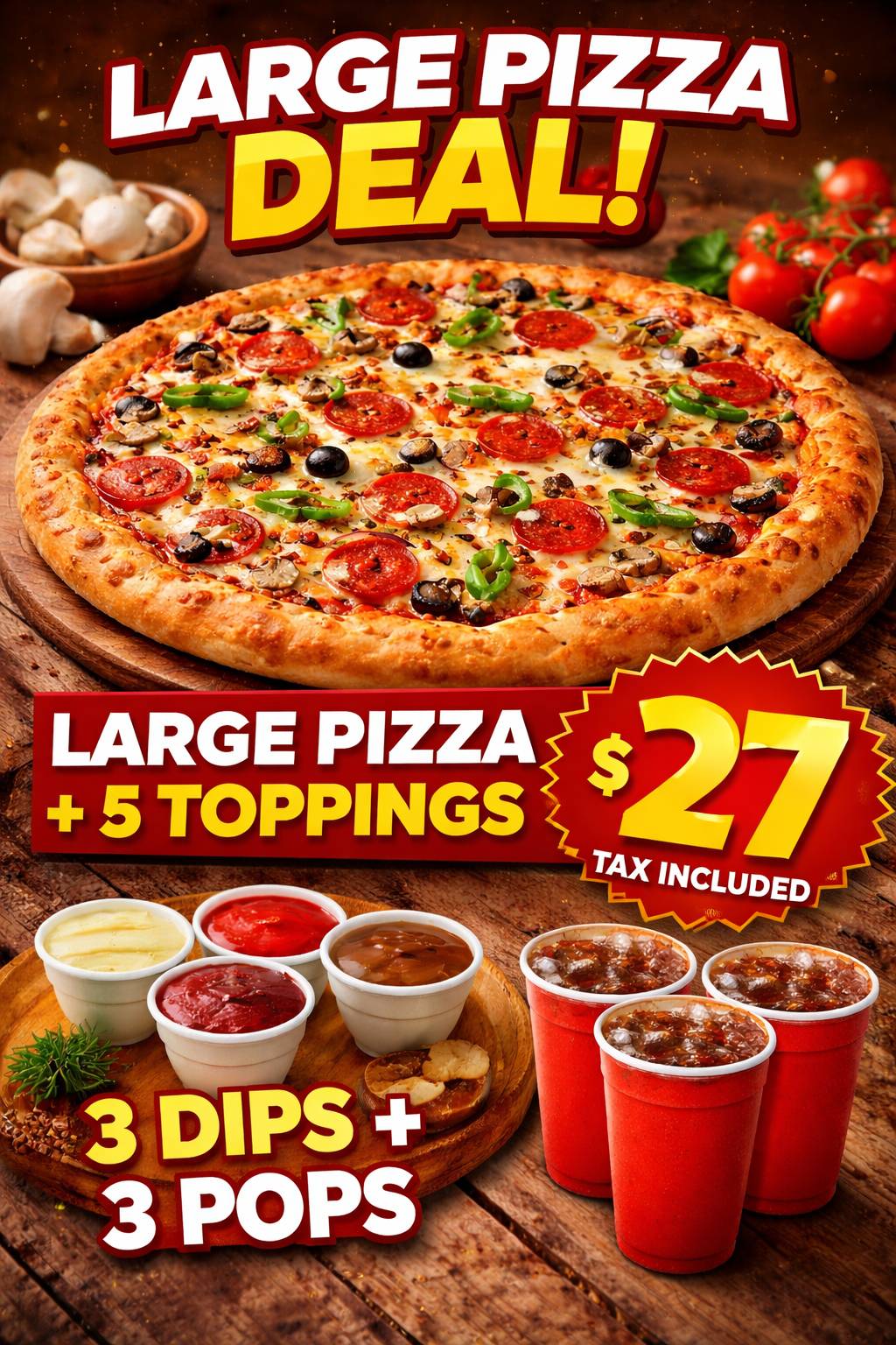 Popular Pizza меню