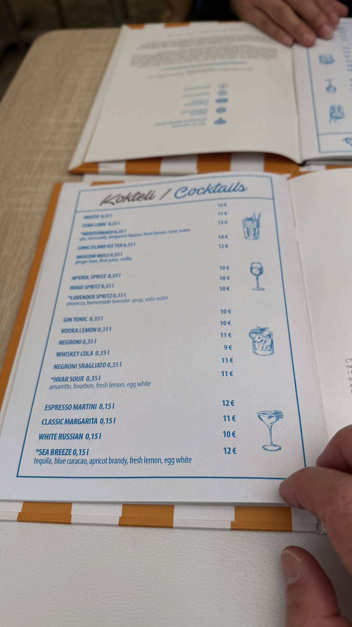 Pošteni Restaurant - Hvar меню