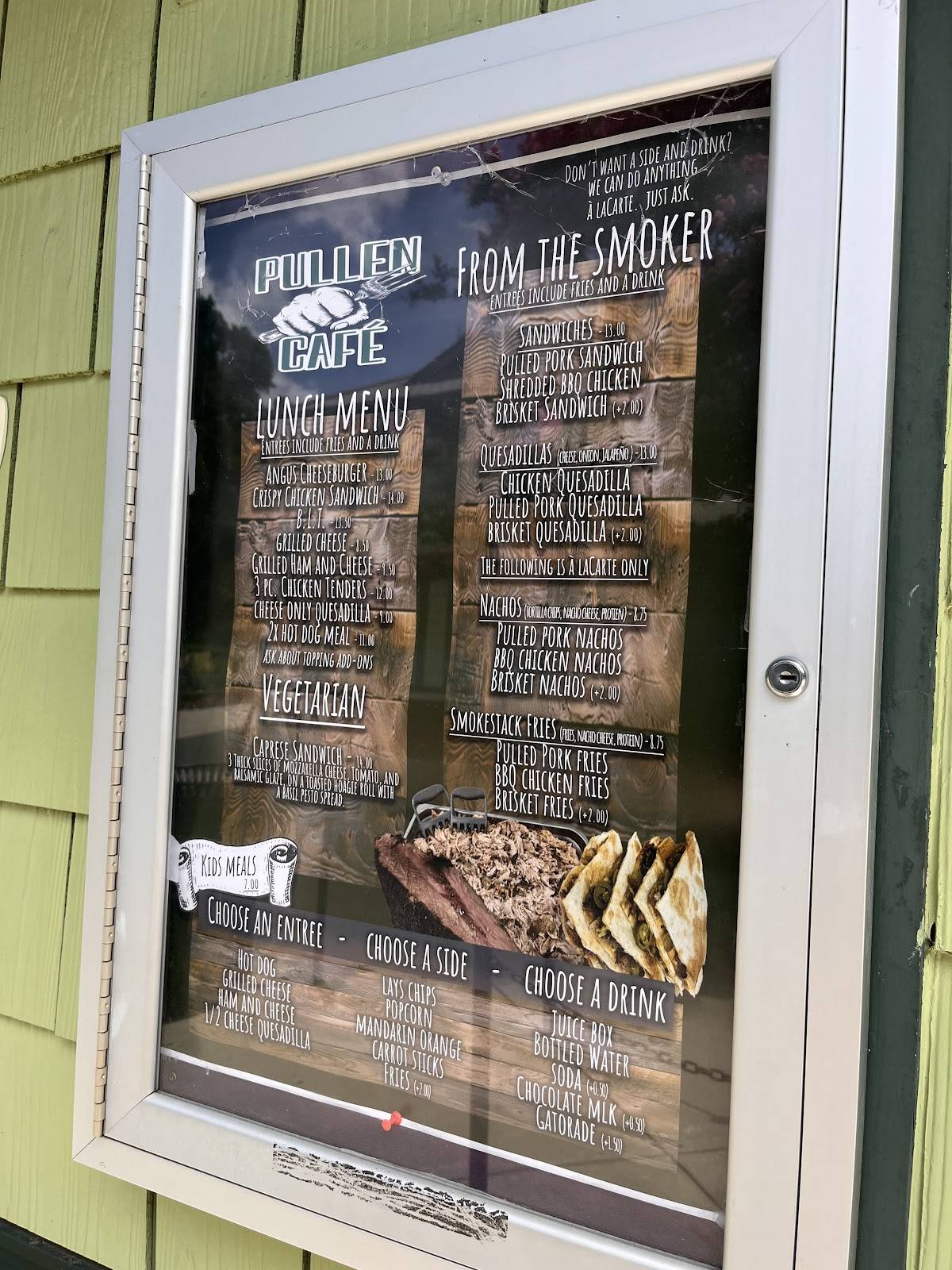 Pullen Cafe меню