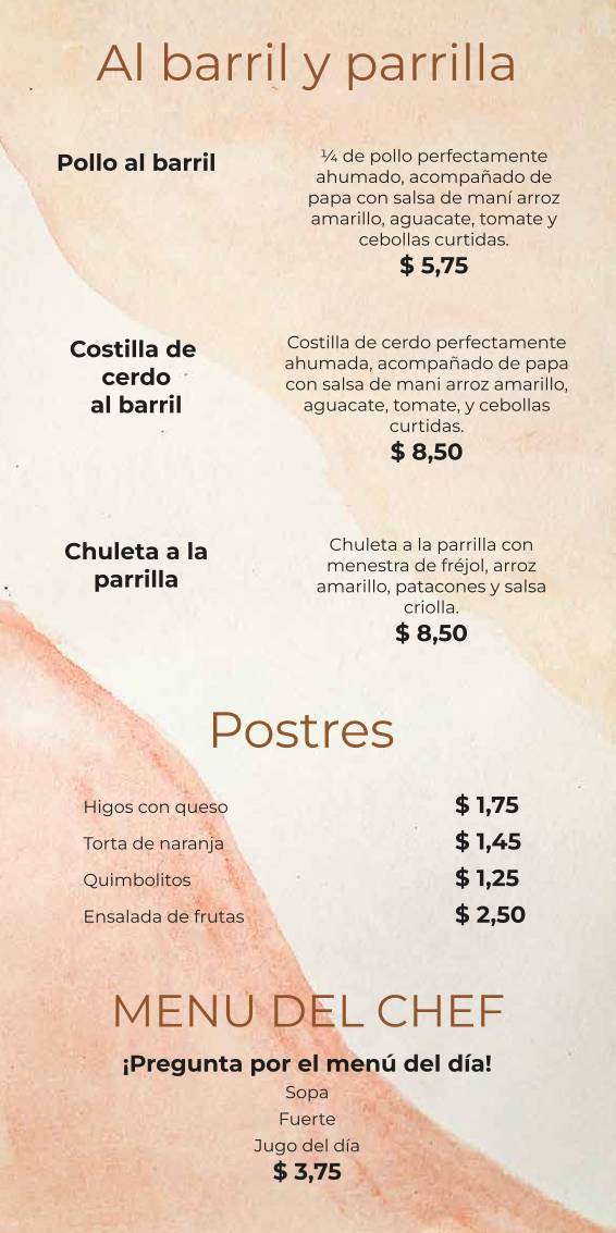 Ele marthy! меню