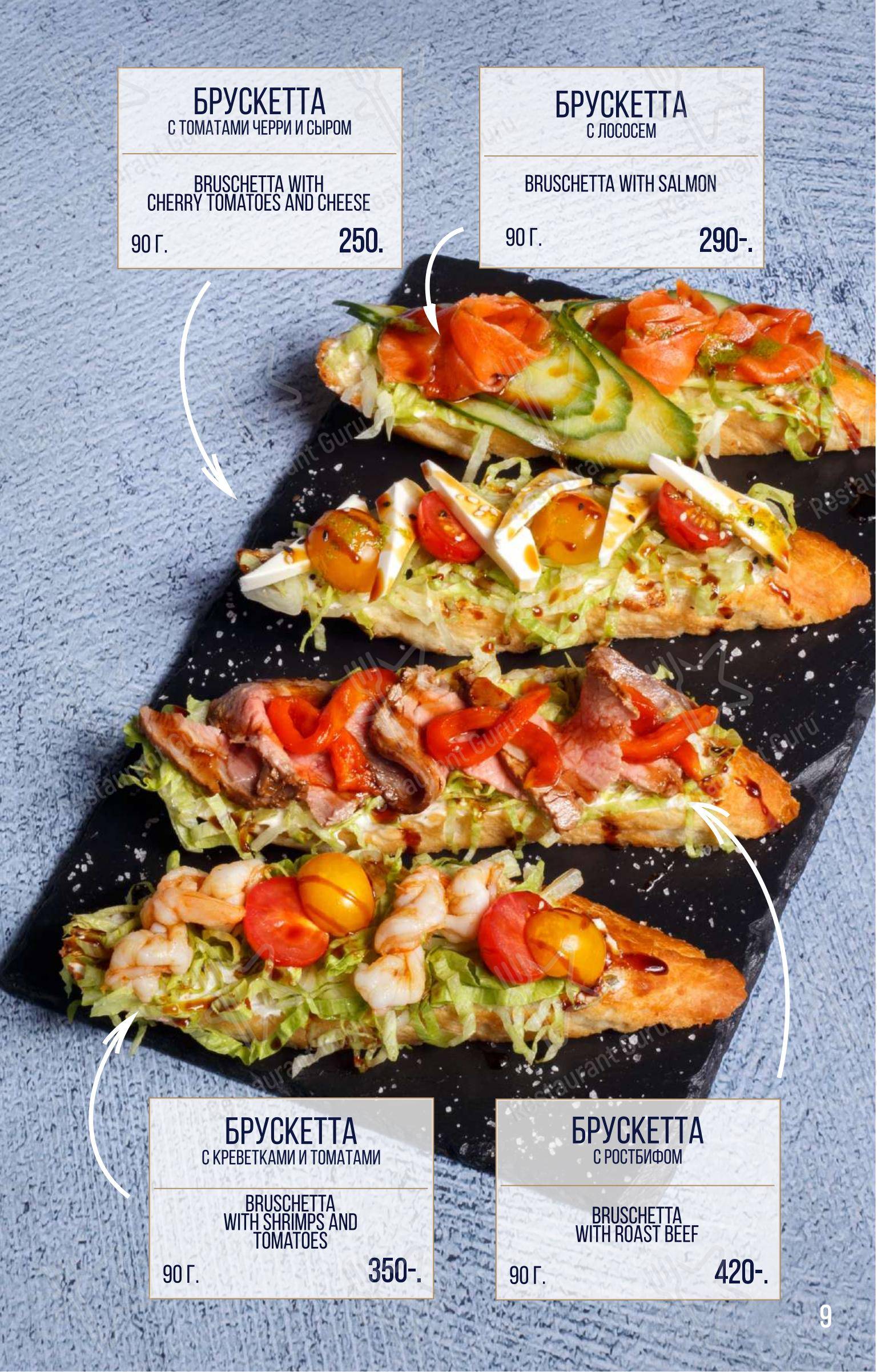 Меню РГК 