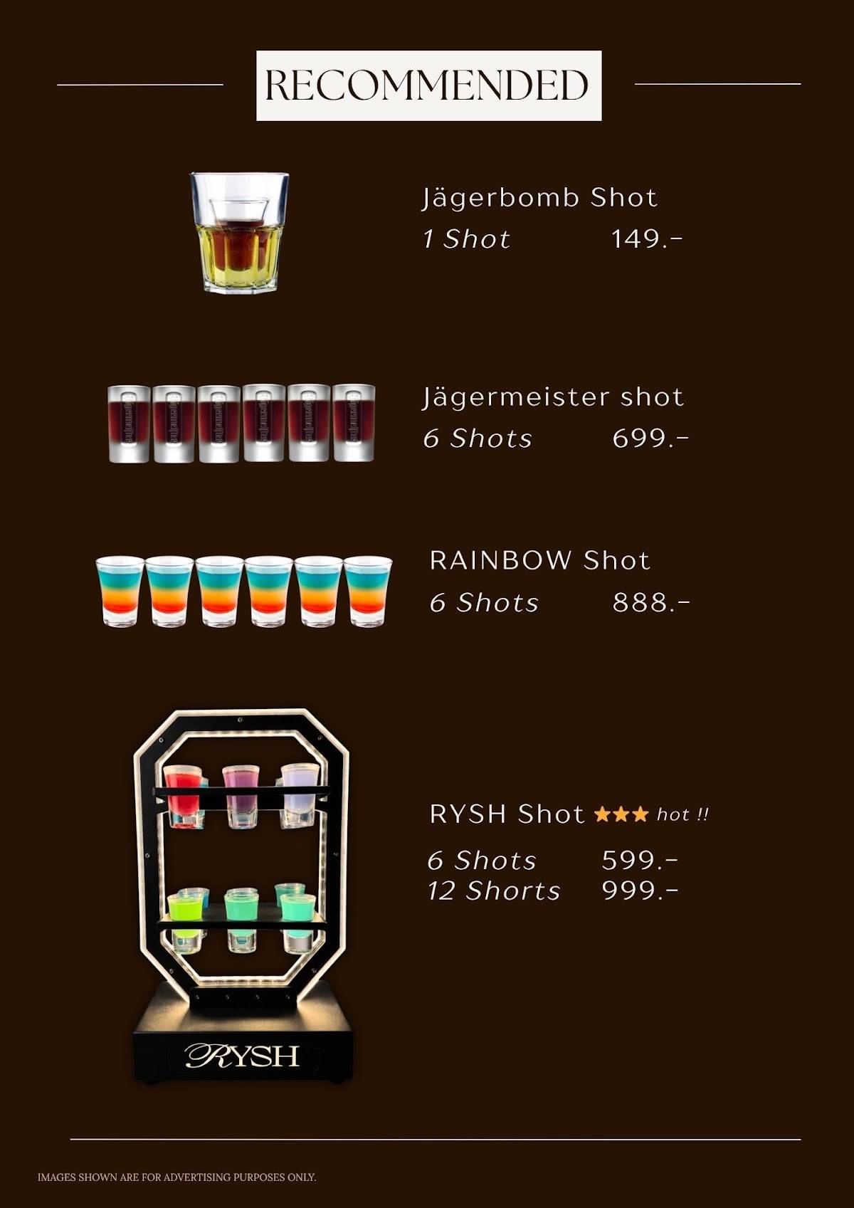 RYSH Ratchayothin меню