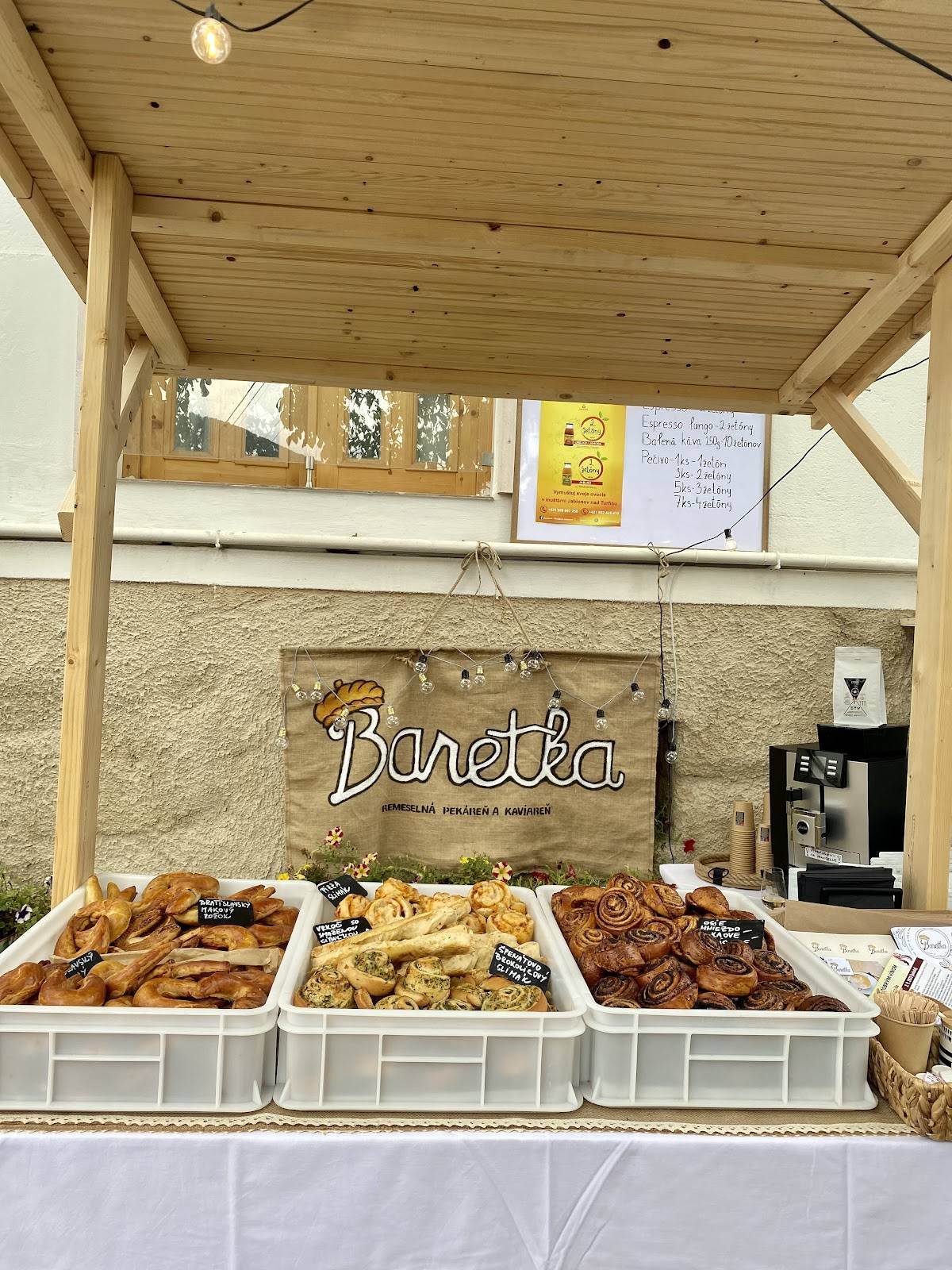 Baretka меню