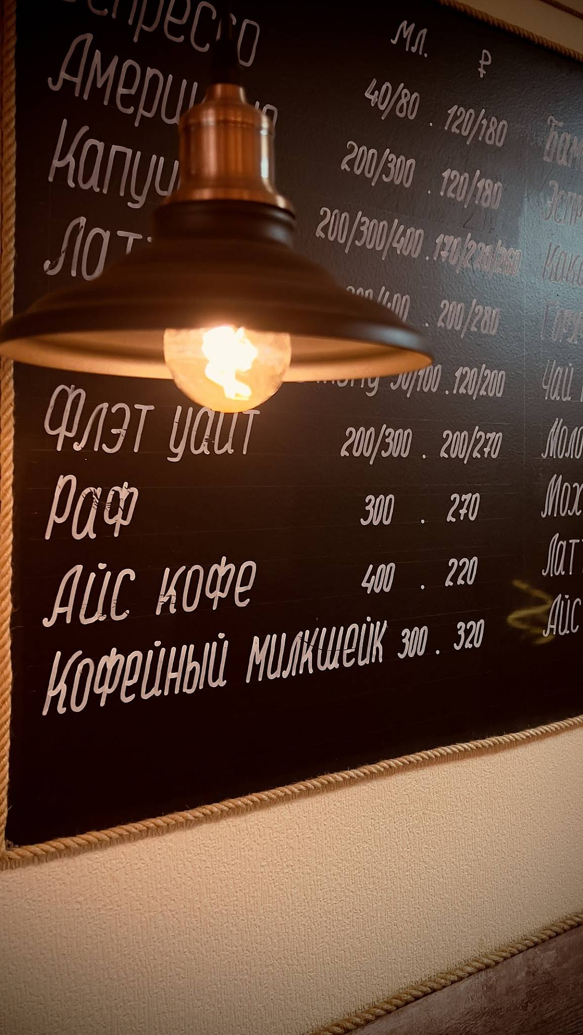 Кафе 13 меню