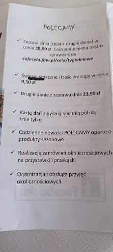 Restauracja Cafe Cela Rzeszów меню