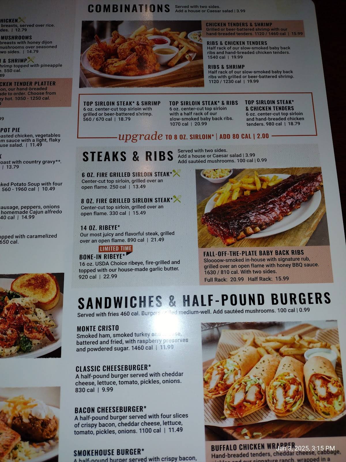 Cheddar's Scratch Kitchen меню