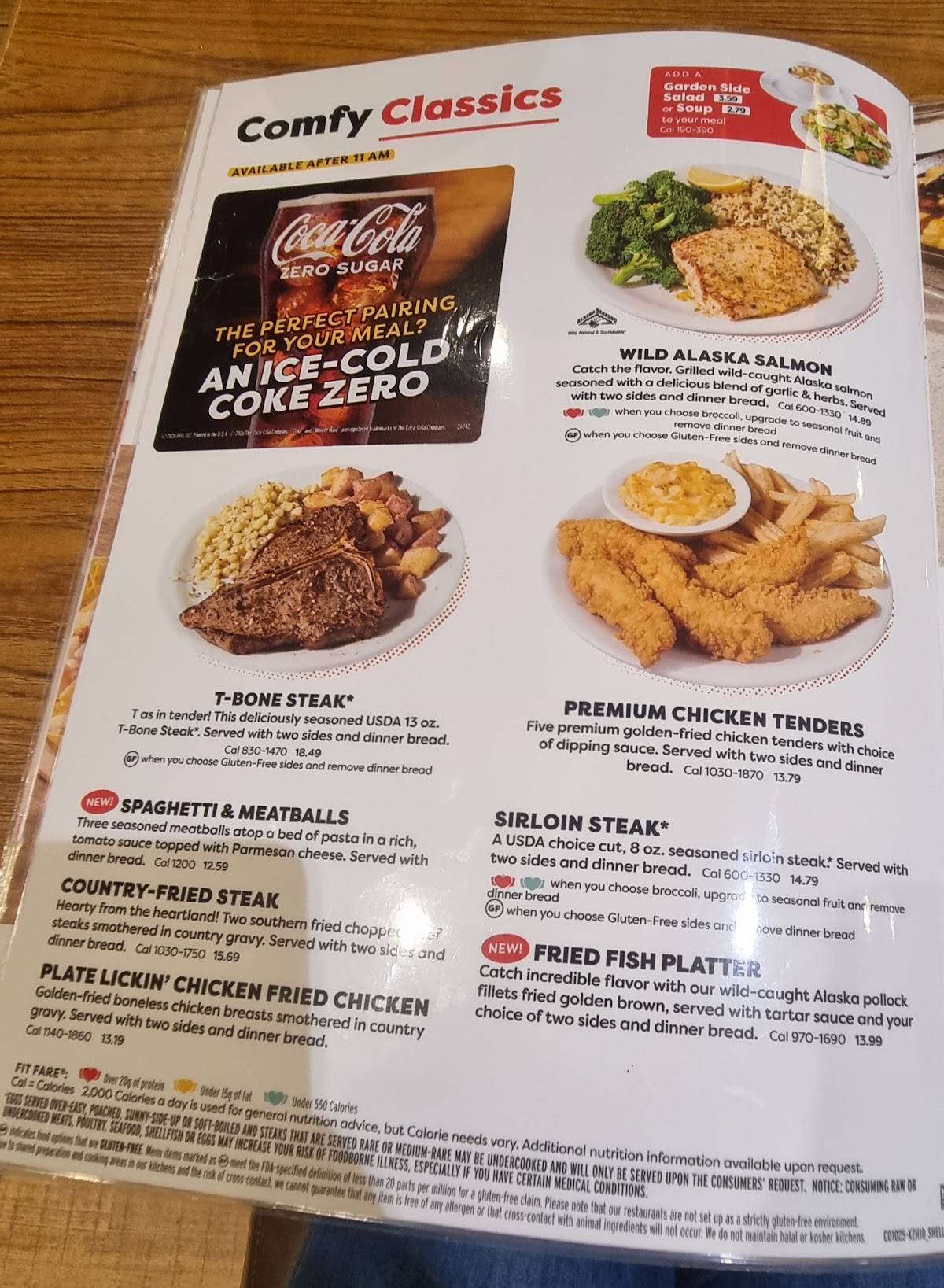 Denny's Restaurant меню