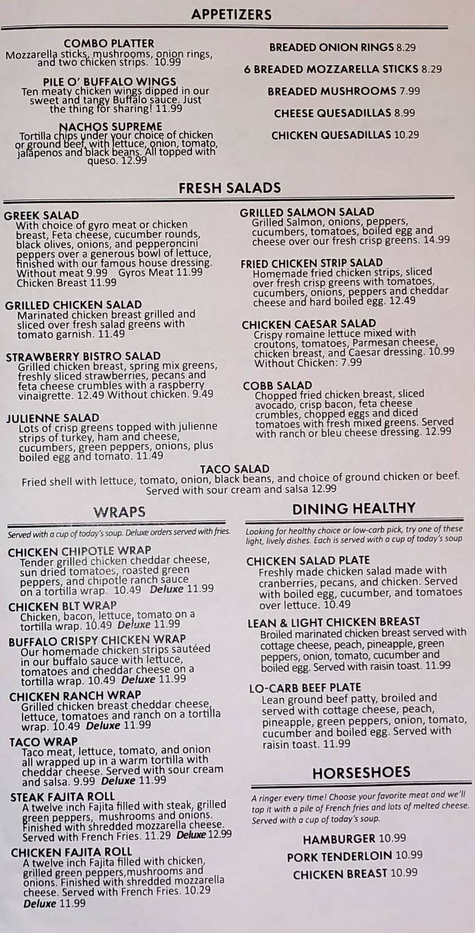 Richard’s Family Restaurant меню