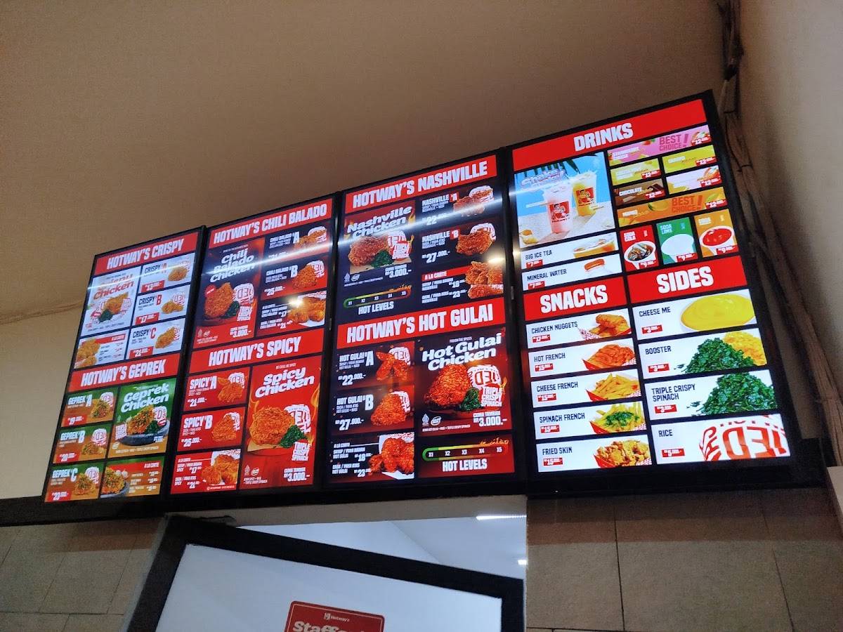 Hotway's Chicken Bitung меню