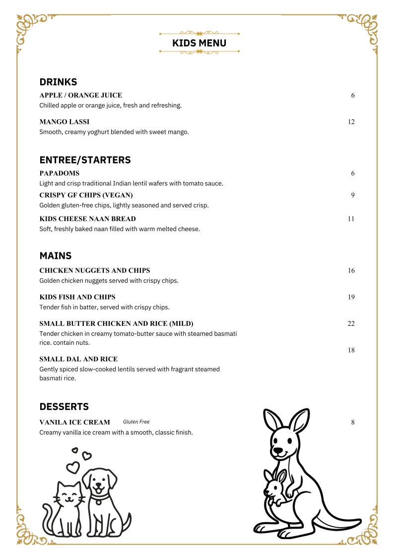 Imperial Indian Restaurant (Rockingham Beach Foreshore) меню